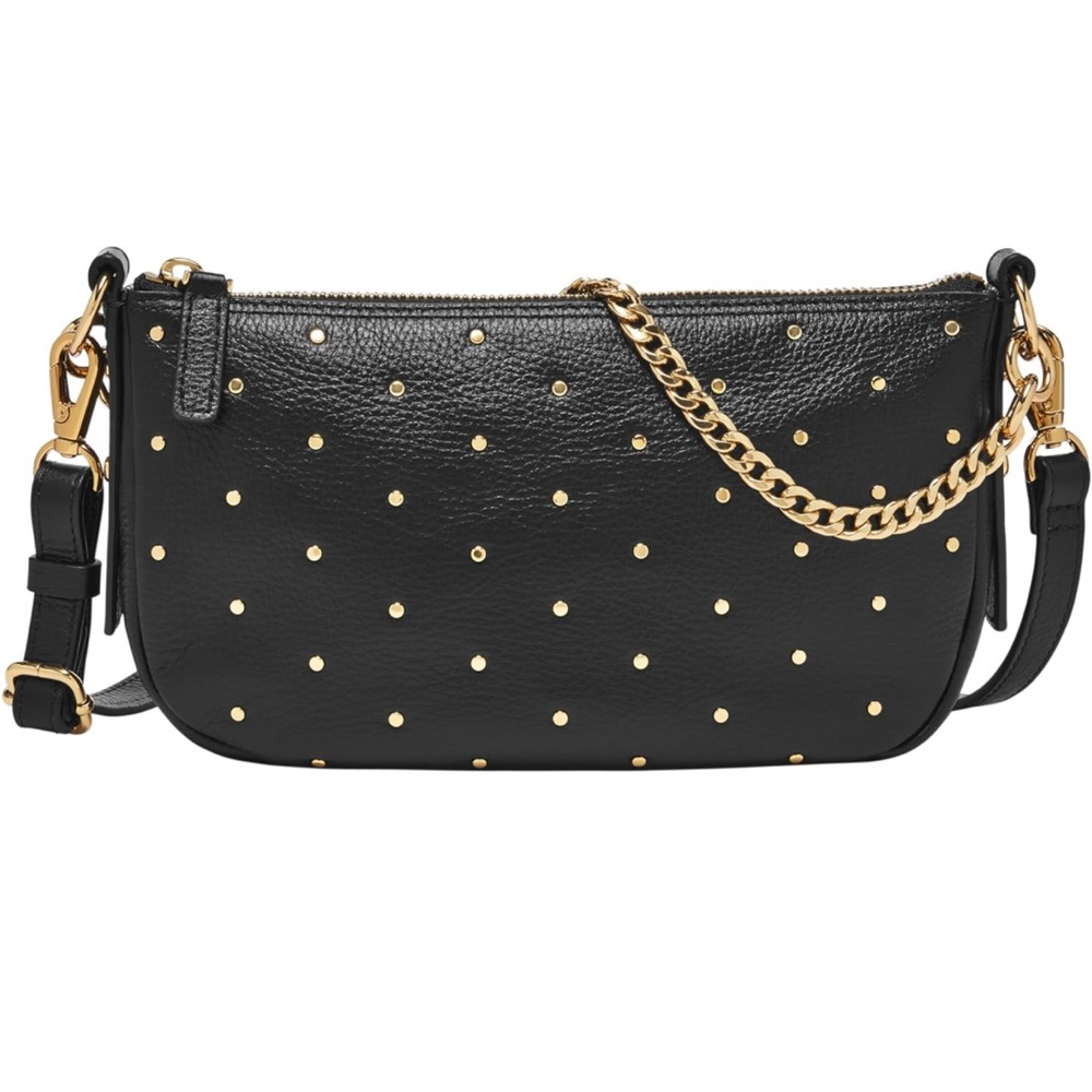 Fossil® Jolie Small Leather Shoulder Baguette Crossbody